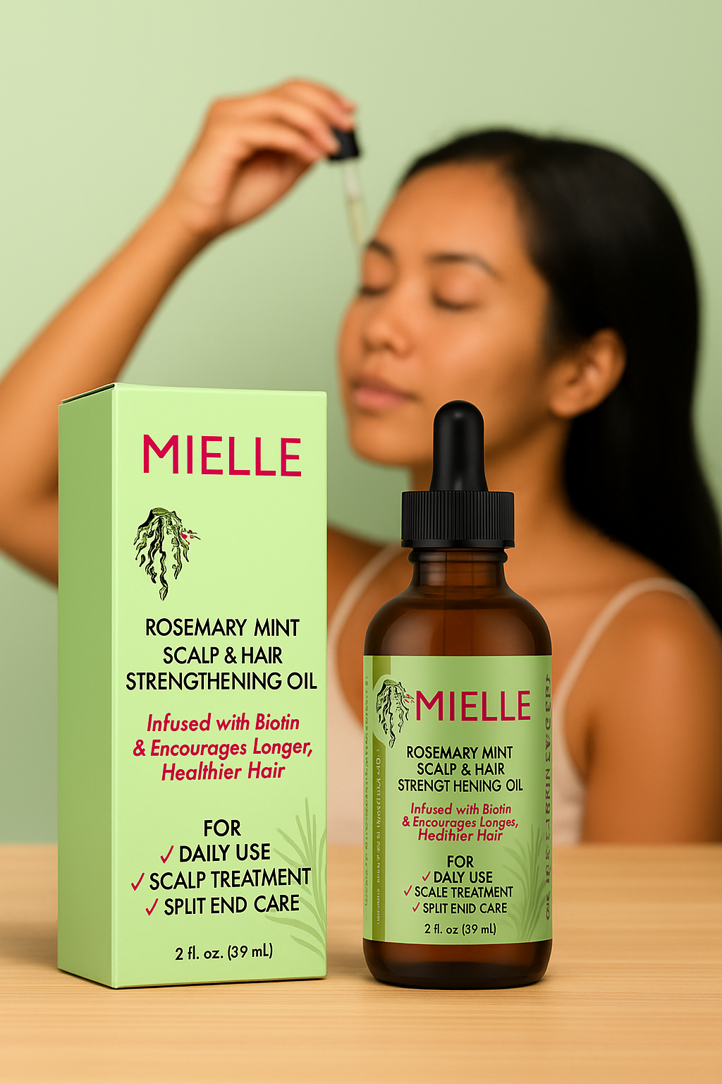 Aceite capilar Mielle Rosemary Leaf & Coconut Oil