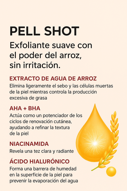 [Dr.Melaxin Official] Duo Sérums iluminadores, exfoliantes e hidratantes para todo tipo de pieles