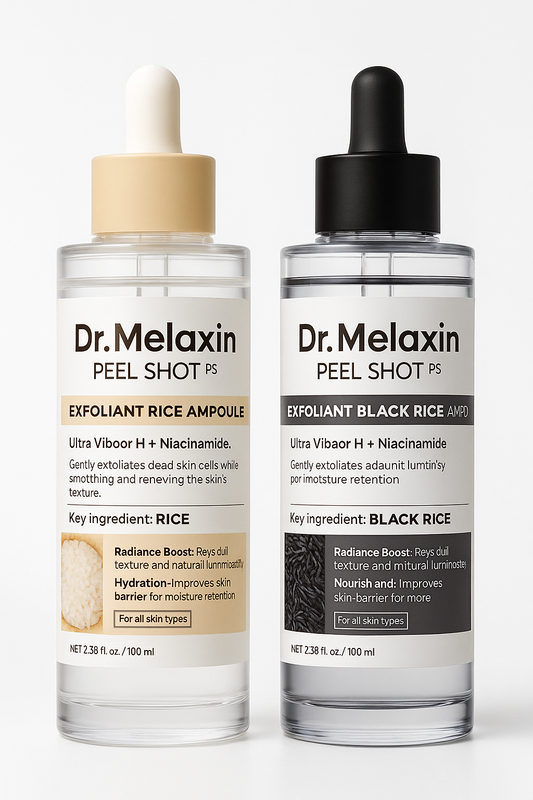 [Dr.Melaxin Official] Duo Sérums iluminadores, exfoliantes e hidratantes para todo tipo de pieles