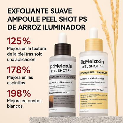 [Dr.Melaxin Official] Duo Sérums iluminadores, exfoliantes e hidratantes para todo tipo de pieles