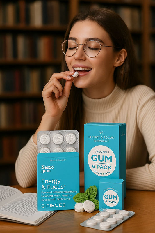 🧠 NEURO GUM - Neuro Energy Caffeine Nootropics